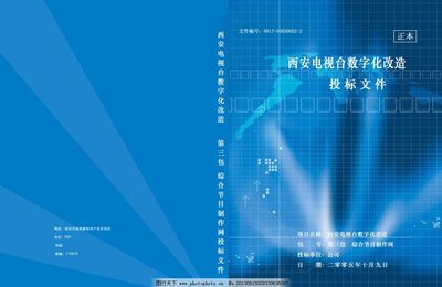 標書封面圖片 以數字廣告制作的心法構建專業商務美學
